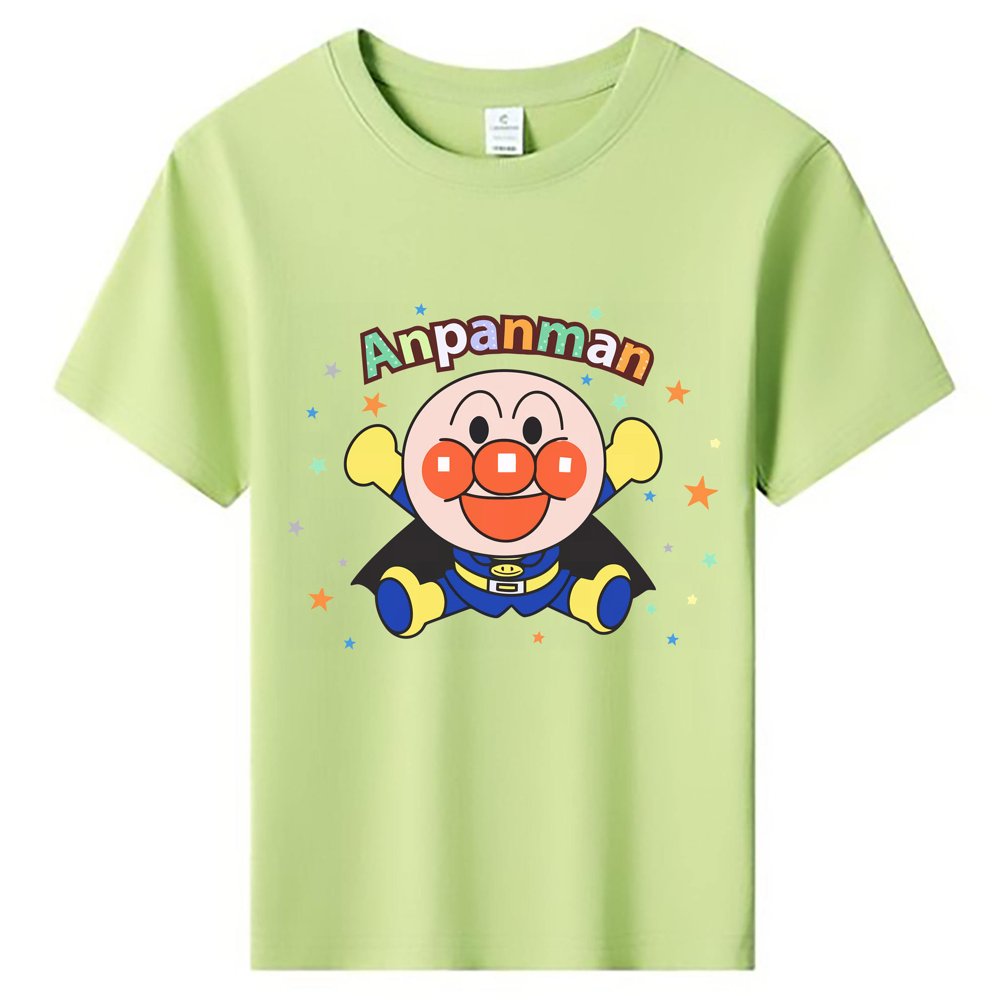 （画像用） アンパンマン Anpanman 綿100％キッズTシャツ（フロントプリント）